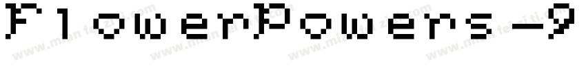 FlowerPowers-92G7字体转换