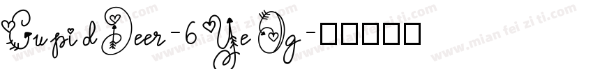 CupidDeer-6YeOg字体转换