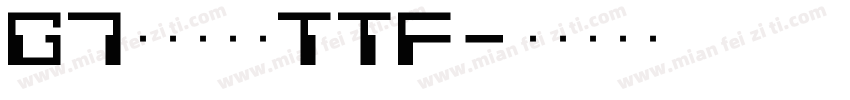 G7ファミスタTTF字体转换
