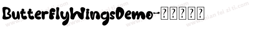 ButterflyWingsDemo字体转换