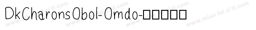 DkCharonsObol-Omdo字体转换