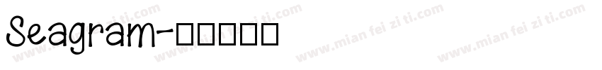 Seagram字体转换
