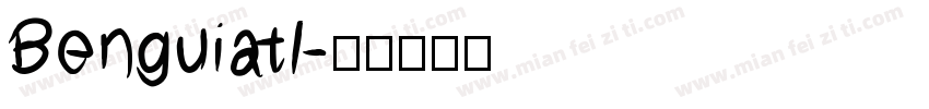 BenguiatI字体转换