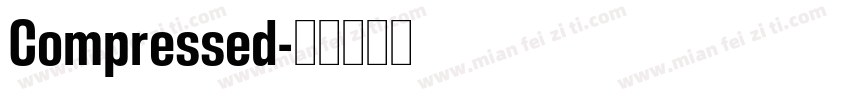 Compressed字体转换