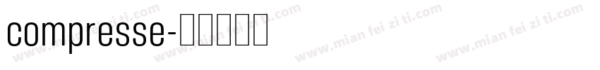 compresse字体转换