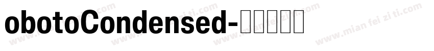 obotoCondensed字体转换