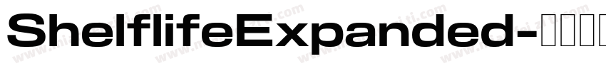 ShelflifeExpanded字体转换