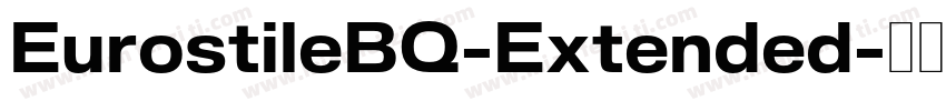 EurostileBQ-Extended字体转换
