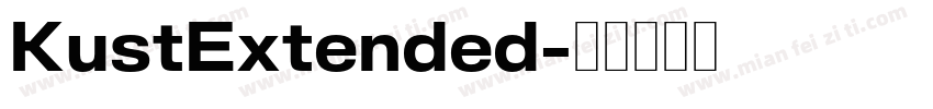 KustExtended字体转换