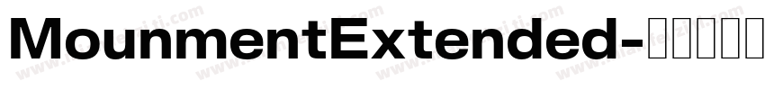 MounmentExtended字体转换