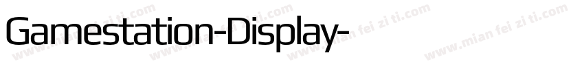 Gamestation-Display字体转换