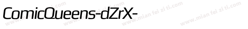 ComicQueens-dZrX字体转换