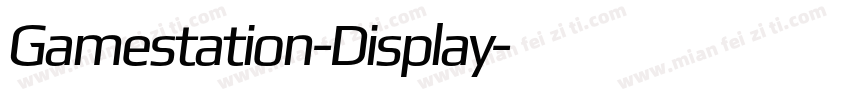 Gamestation-Display字体转换