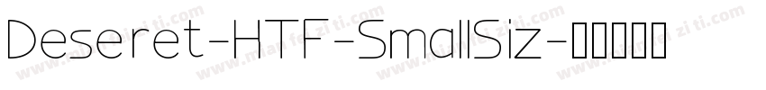 Deseret-HTF-SmallSiz字体转换