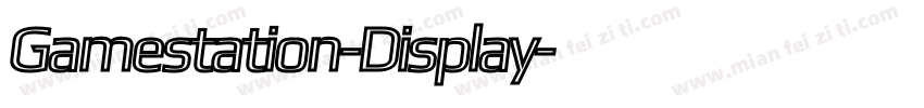 Gamestation-Display字体转换