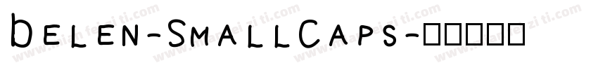 Belen-SmallCaps字体转换
