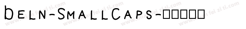 Beln-SmallCaps字体转换