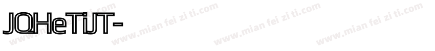 JQHeTiJT字体转换