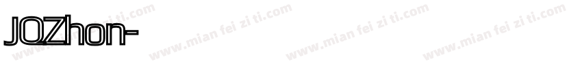 JQZhon字体转换
