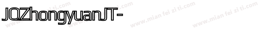 JQZhongyuanJT字体转换