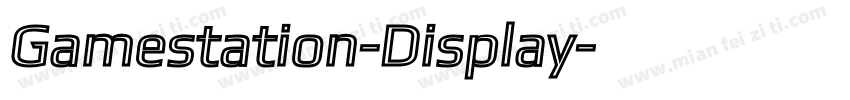 Gamestation-Display字体转换