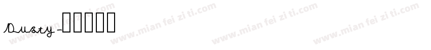 Dusty字体转换