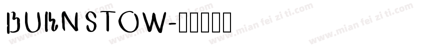 BURNSTOW字体转换