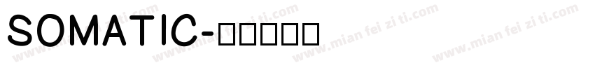 SOMATIC字体转换