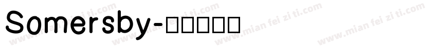 Somersby字体转换