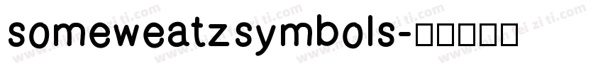 someweatzsymbols字体转换