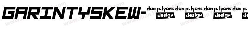 GarintySkew字体转换