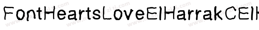 FontHeartsLoveElHarrakCElHarrakblogspotcom-2Vvv字体转换