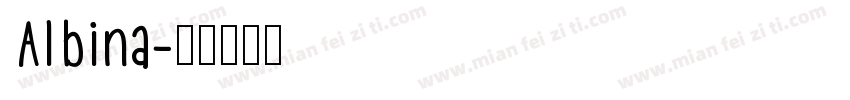 Albina字体转换