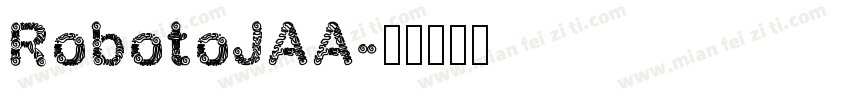 RobotoJAA字体转换