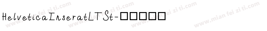 HelveticaInseratLTSt字体转换