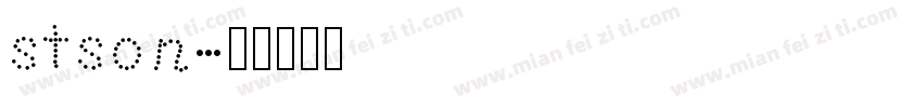 stson字体转换