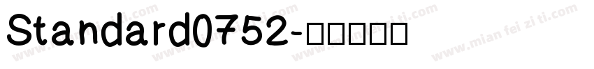 Standard0752字体转换