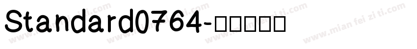 Standard0764字体转换
