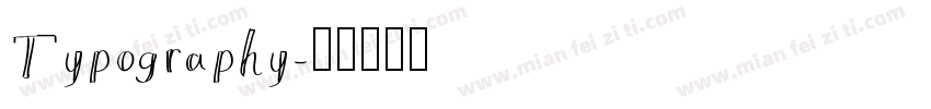 Typography字体转换
