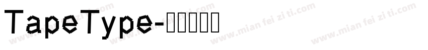 TapeType字体转换