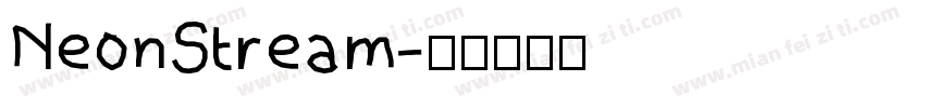 NeonStream字体转换