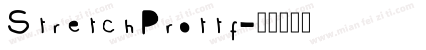 StretchProttf字体转换