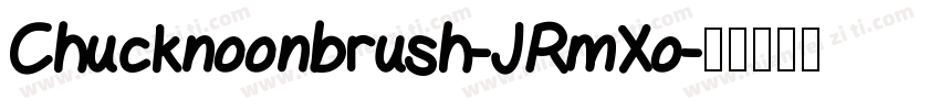Chucknoonbrush-JRmXo字体转换