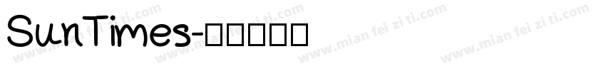 SunTimes字体转换