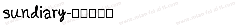 sundiary字体转换