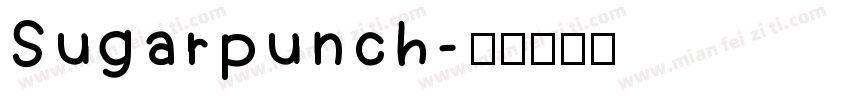 Sugarpunch字体转换