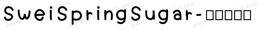 SweiSpringSugar字体转换
