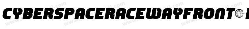 CyberspaceRacewayFront-lWGD字体转换
