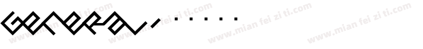 General字体转换