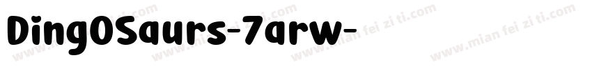 DingOSaurs-7arw字体转换
